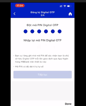 Digital OTP MBbank